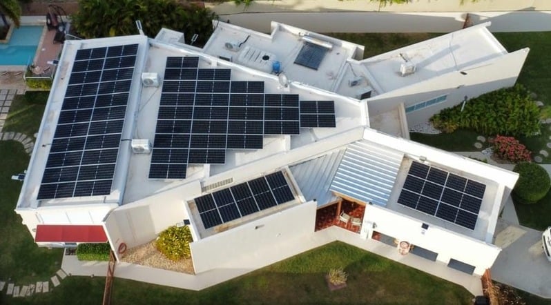 Paneles solares residencial